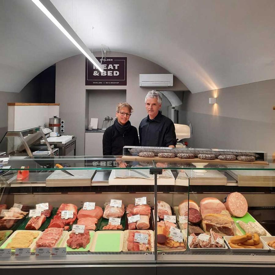 Stalder Meat & Bed Bed & Breakfast Muralto Bagian luar foto