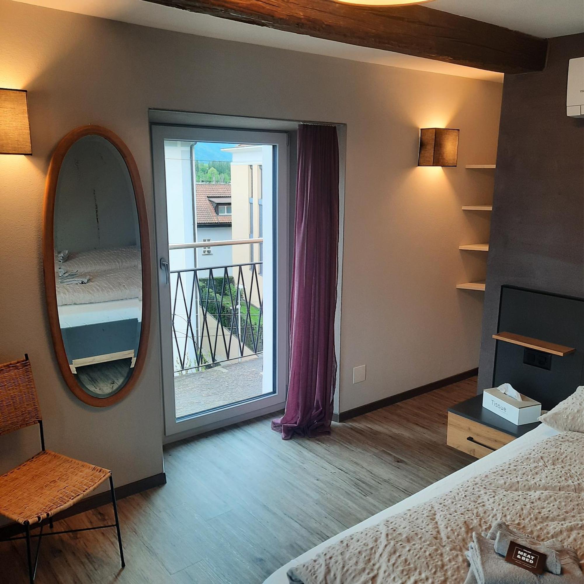 Stalder Meat & Bed Bed & Breakfast Muralto Bagian luar foto